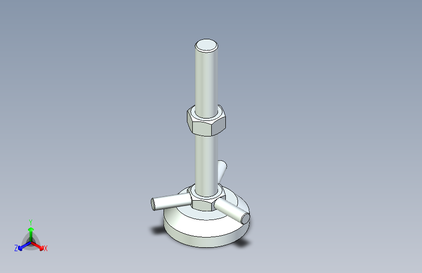 脚轮脚杯3D  WAD61-D60-M16-L125.x_t