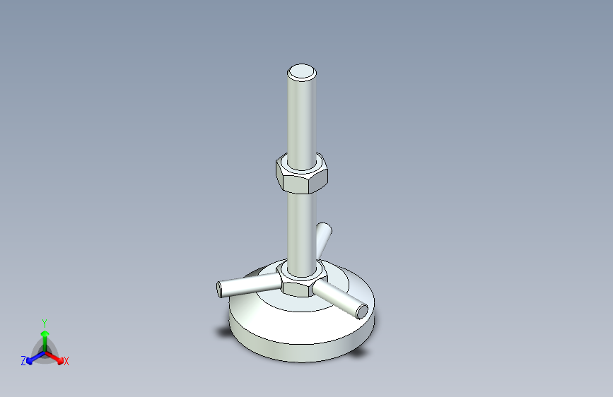 脚轮脚杯3D  WAD61-D60-M12-L100.x_t