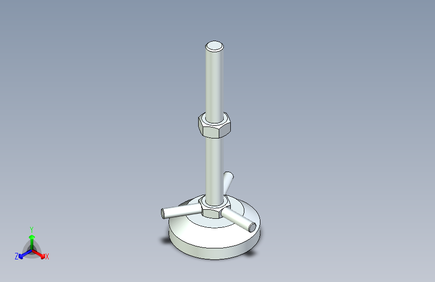 脚轮脚杯3D WAD61-D60-M12-L125.x_t