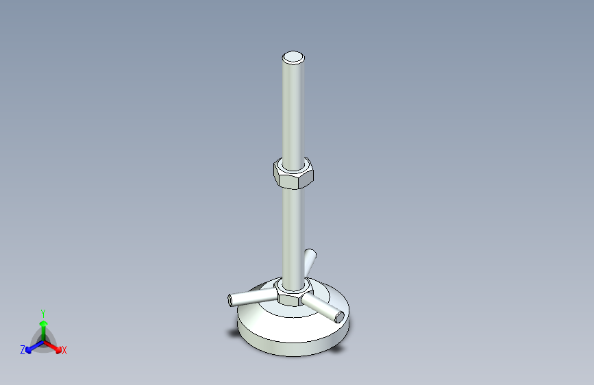 脚轮脚杯3D  WAD61-D60-M12-L150.x_t