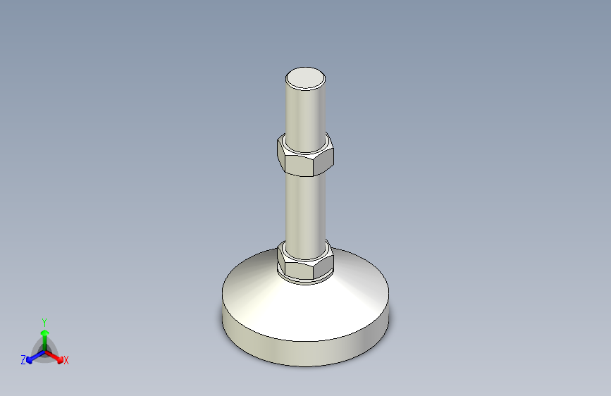 脚轮脚杯3D  WAD51-D100-M24-L125.x_t