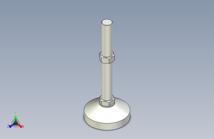 脚轮脚杯3D  WAD51-D100-M24-L200.x_t