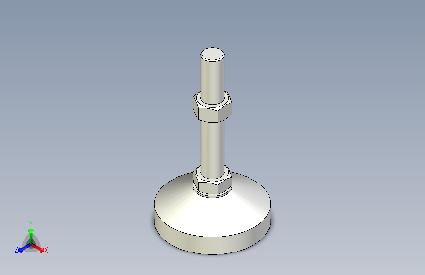 脚轮脚杯3D  WAD51-D100-M20-L125.x_t