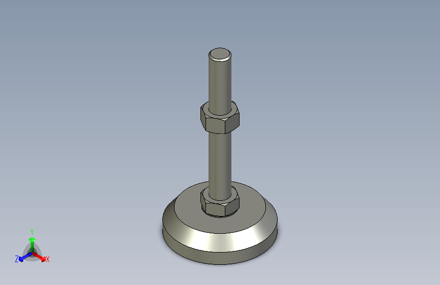 脚轮脚杯3D  WAD36-D100-M20-L150.x_t