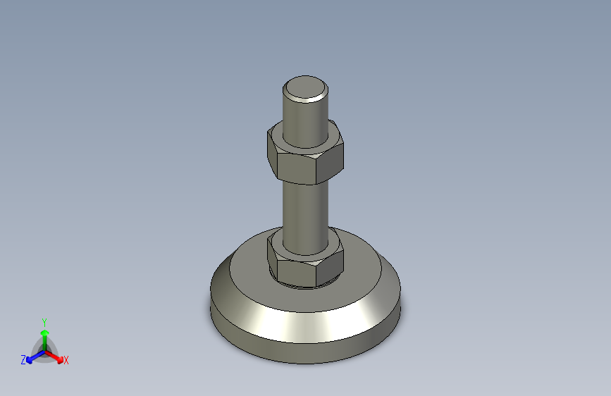 脚轮脚杯3D  WAD36-D100-M24-L100.x_t