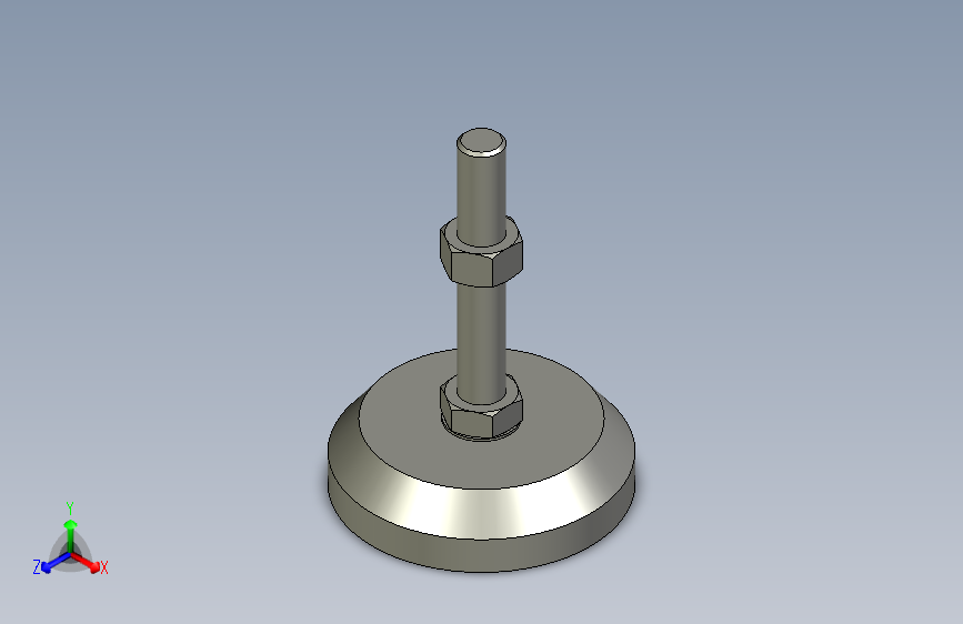 脚轮脚杯3D  WAD36-D100-M16-L100.x_t