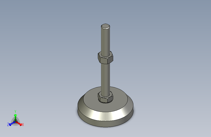 脚轮脚杯3D  WAD36-D100-M16-L150.x_t