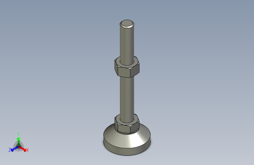 脚轮脚杯3D  WAD36-D40-M12-L100.x_t