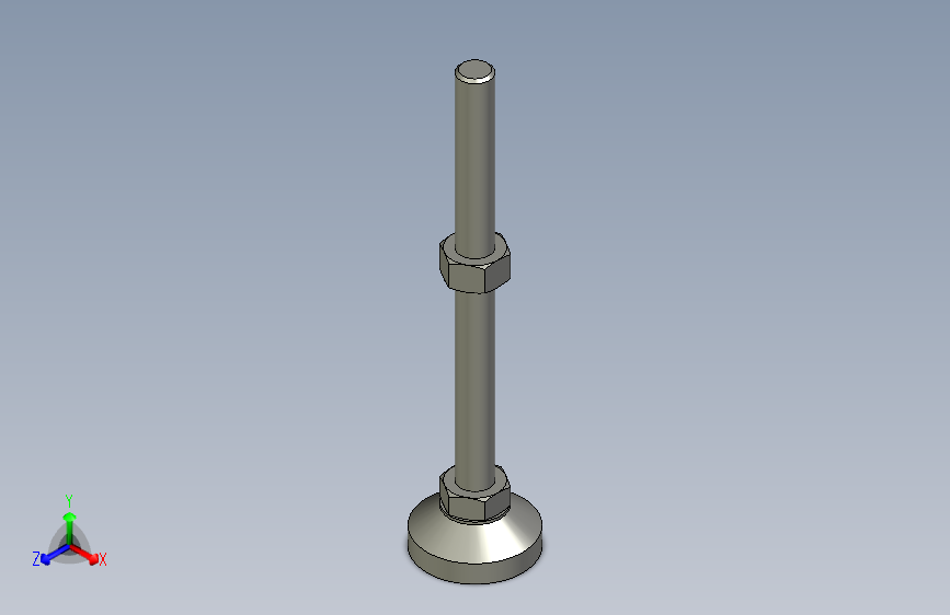 脚轮脚杯3D  WAD36-D40-M12-L150.x_t