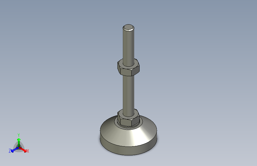 脚轮脚杯3D  WAD36-D40-M8-L75.x_t