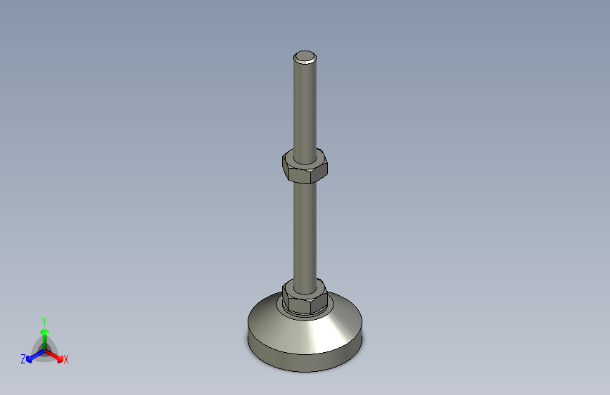 脚轮脚杯3D  WAD36-D40-M8-L100.x_t