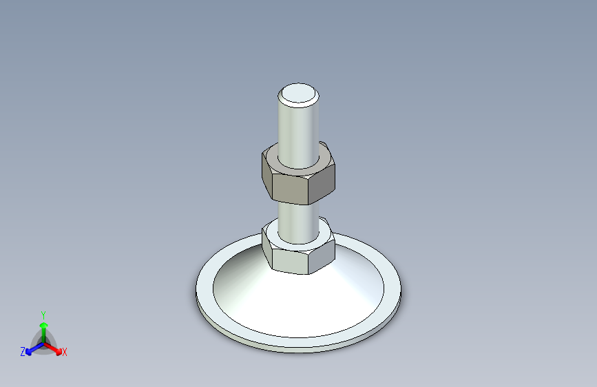 脚轮脚杯3D  WAC21-D60-M12-L50.x_t