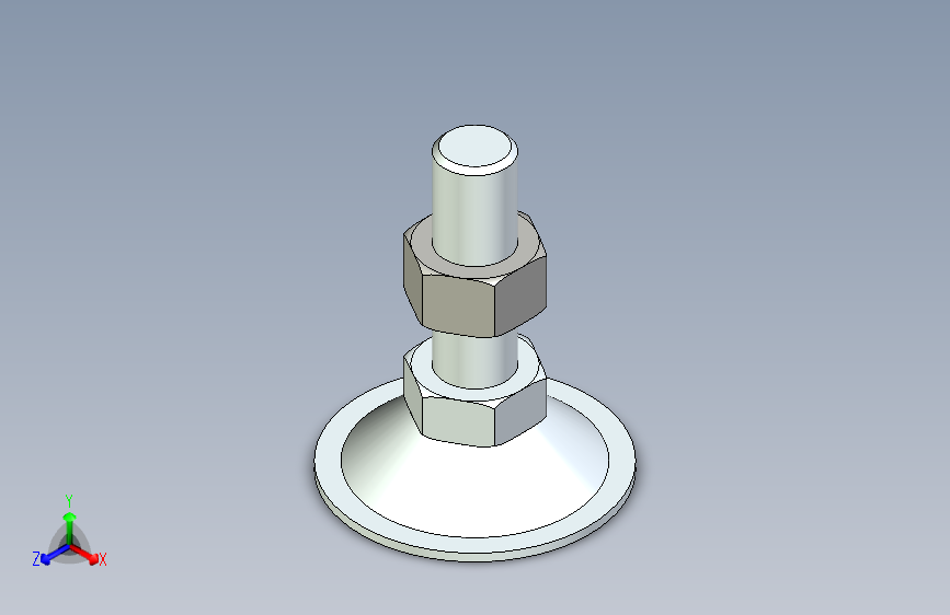 脚轮脚杯3D  WAC21-D60-M16-L50.x_t