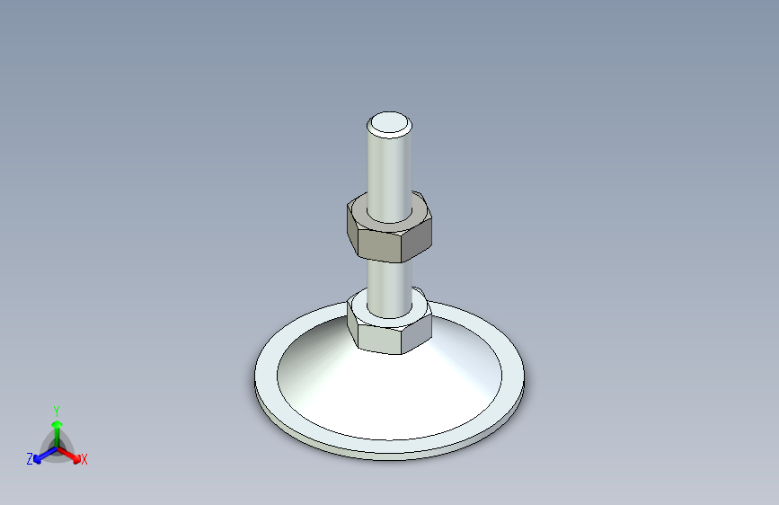 脚轮脚杯3D  WAC21-D60-M10-L50.x_t