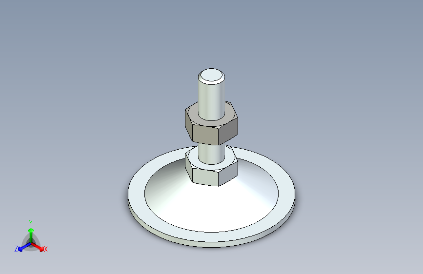 脚轮脚杯3D  WAC21-D50-M8-L30.x_t