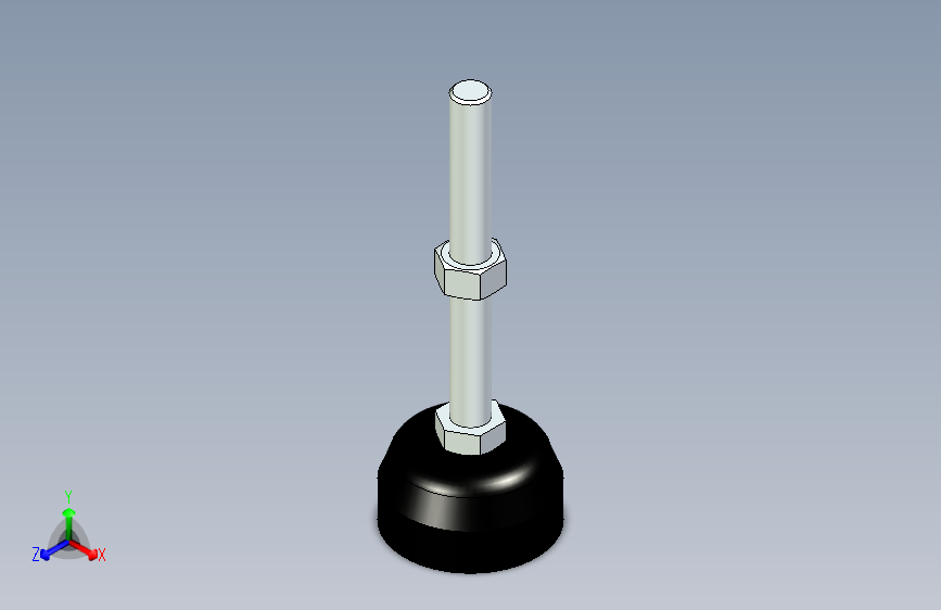 脚轮脚杯3D  WAC02-D70-M16-L150.x_t