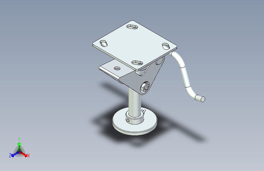 脚轮脚杯3D  J-CZA01-6045-6.x_t