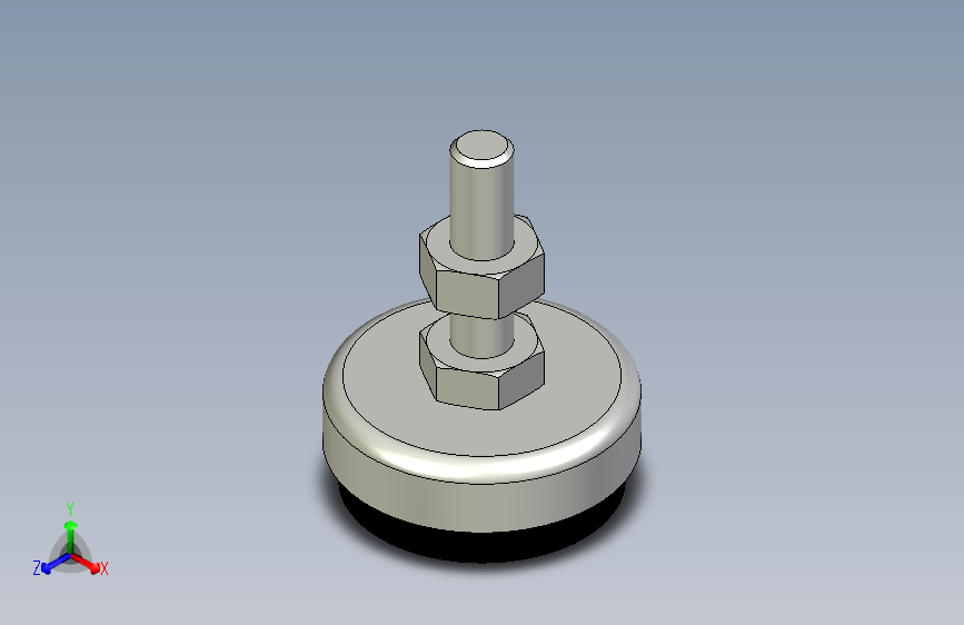 脚轮脚杯3D  WAC01-D40-M8-L30.x_t