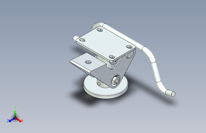 脚轮脚杯3D  J-CZA01-6002-3.x_t