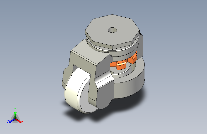 脚轮脚杯3D  J-CXB01-80-NJ.x_t