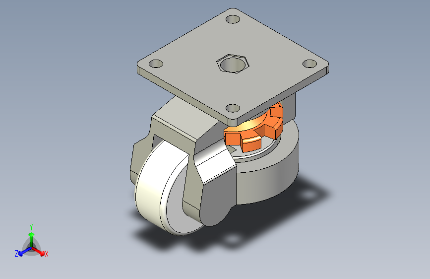 脚轮脚杯3D  J-CXA01-80-NJ.x_t