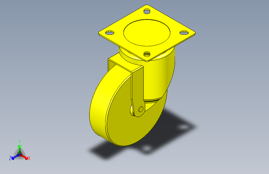 脚轮脚杯3D  J-CTB01-D150-RD.x_t