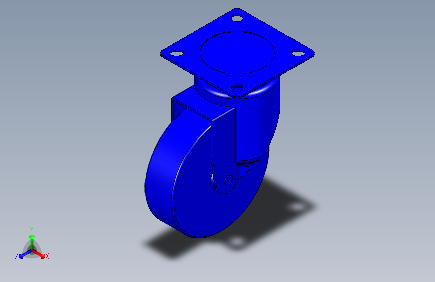 脚轮脚杯3D  J-CTB01-D130A-UJ.x_t