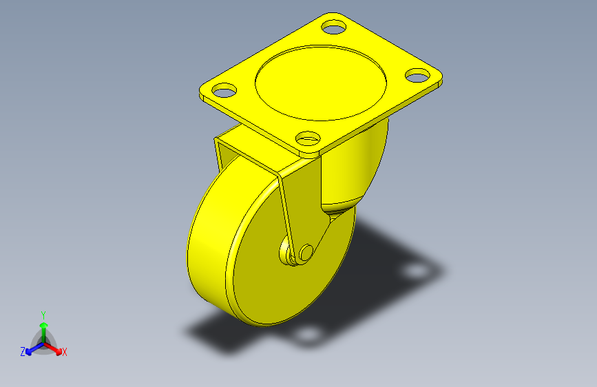 脚轮脚杯3D  J-CTB01-D65-RD.x_t