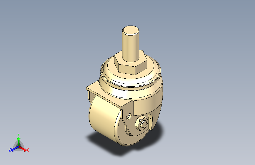 脚轮脚杯3D  J-CRC01-D70-UL.x_t