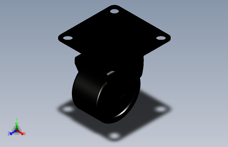 脚轮脚杯3D  J-CRB06-D75-NM.x_t