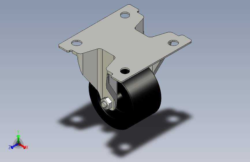 脚轮脚杯3D  J-CRA06-D75-NM.x_t