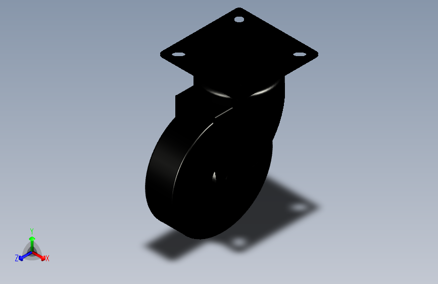 脚轮脚杯3D  J-CPJ01-D150-RA.x_t