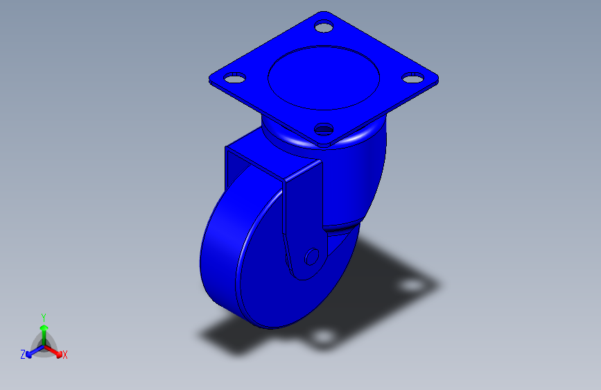 脚轮脚杯3D  J-CPJ01-D100-UJ.x_t