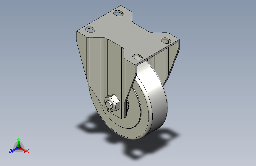 脚轮脚杯3D  J-CPF01-D100-UH.x_t