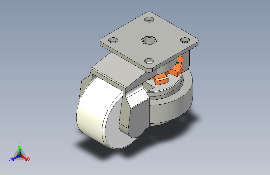 脚轮脚杯3D  CXA01-150-NJ.x_t
