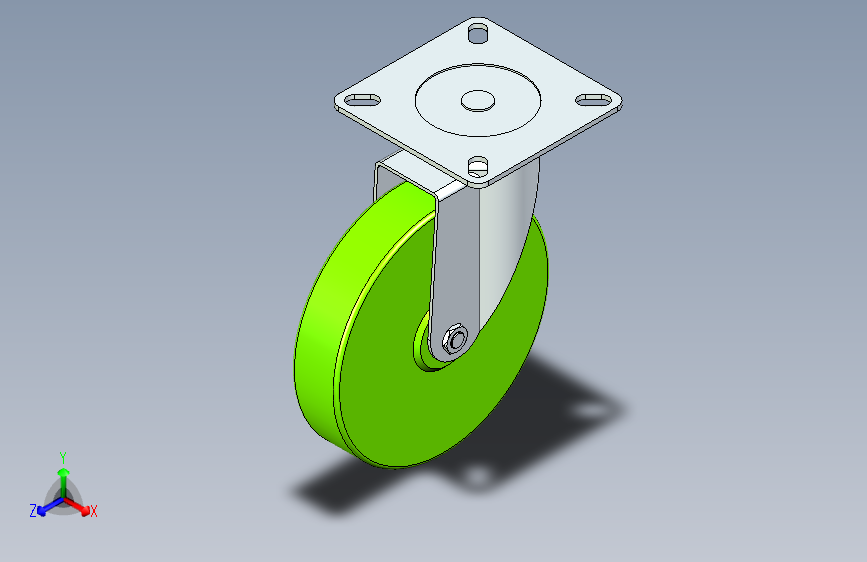 脚轮脚杯3D  CLC01-D200-UC.x_t
