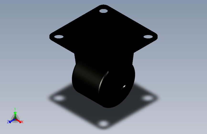 脚轮脚杯3D  CLB06-D65-N.x_t