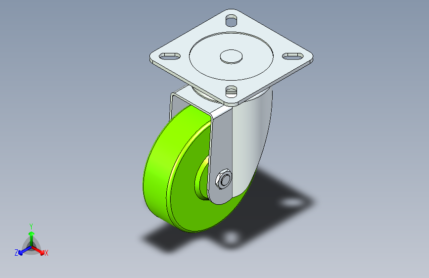 脚轮脚杯3D  CLC01-D130-UC.x_t