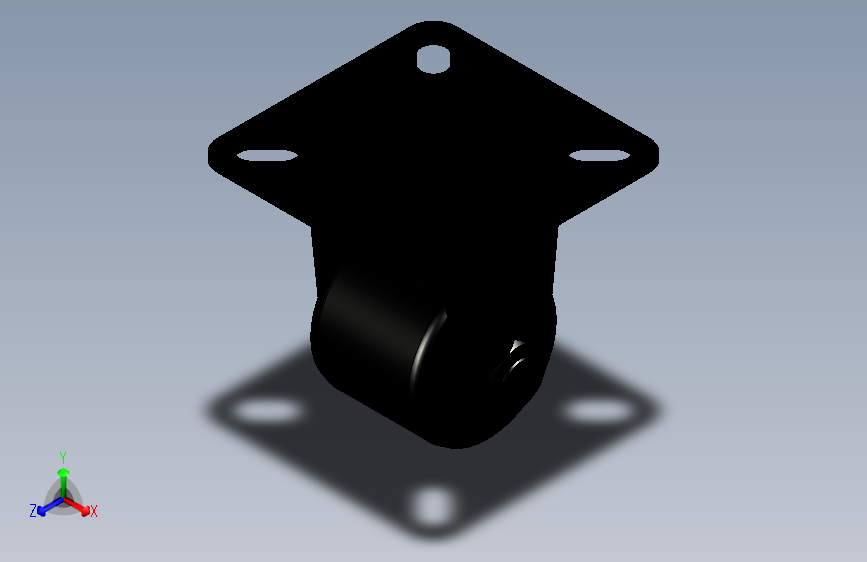 脚轮脚杯3D  CLB06-D50-N.x_t