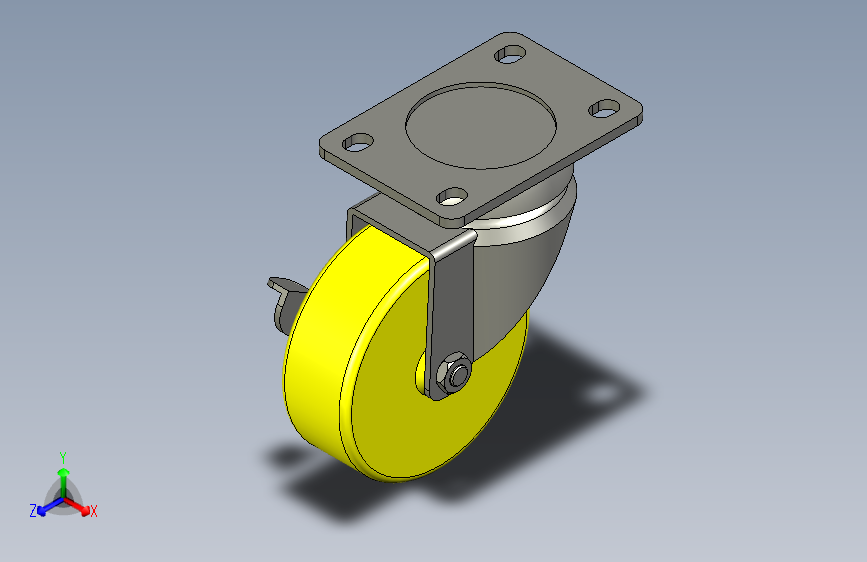 脚轮脚杯3D  CKR33-D90-UB.x_t