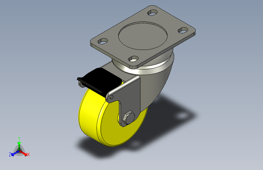 脚轮脚杯3D  CKR32-D75-UB.x_t