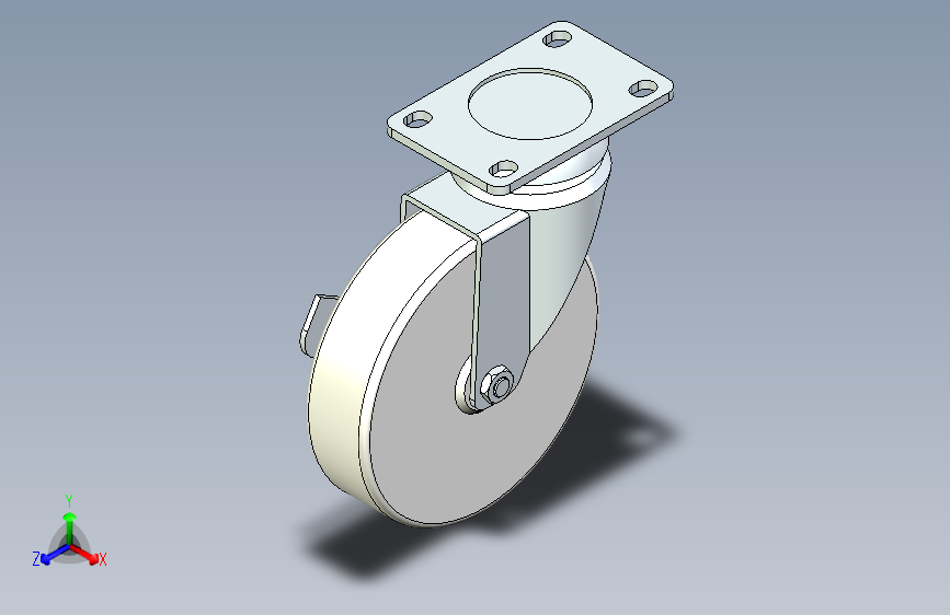 脚轮脚杯3D  CKR03-D125-PB.x_t