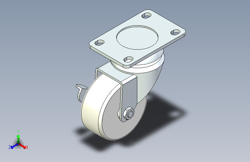 脚轮脚杯3D  CKR03-D75-PB.x_t