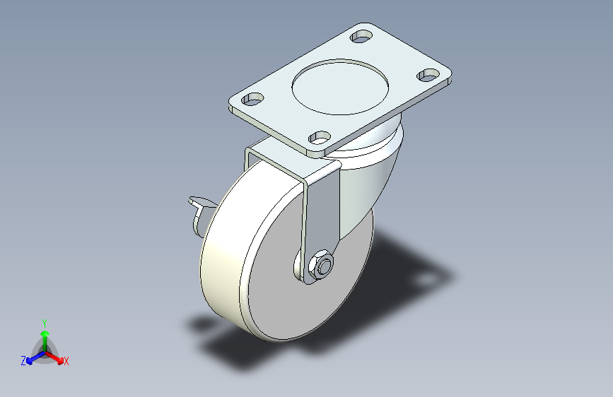 脚轮脚杯3D  CKR03-D90-PB.x_t
