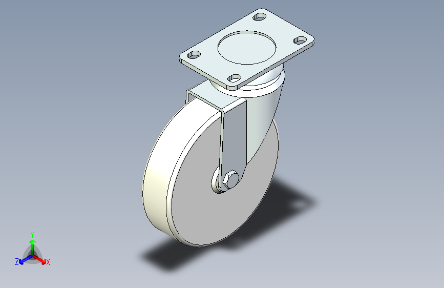 脚轮脚杯3D  CKR01-D125-PB.x_t