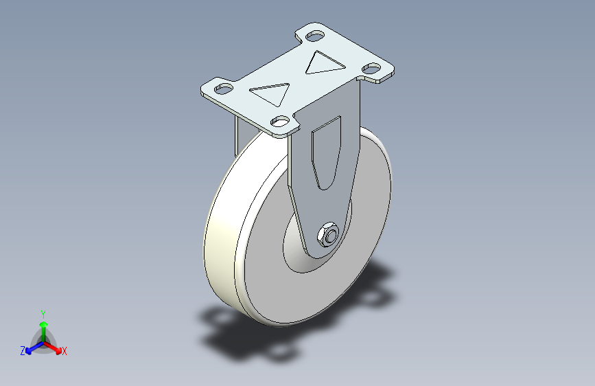 脚轮脚杯3D  CKQ01-D125-PB.x_t