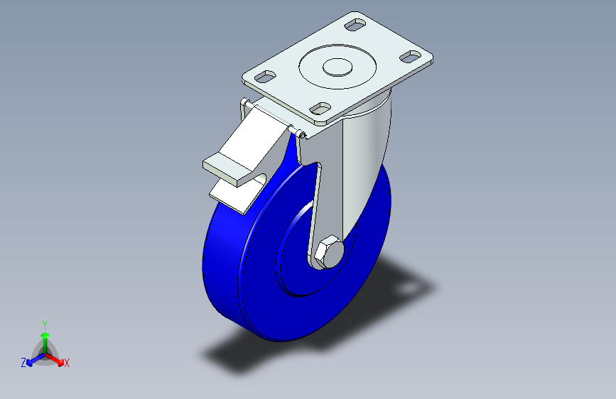 脚轮脚杯3D  CKP12-D125-US.x_t