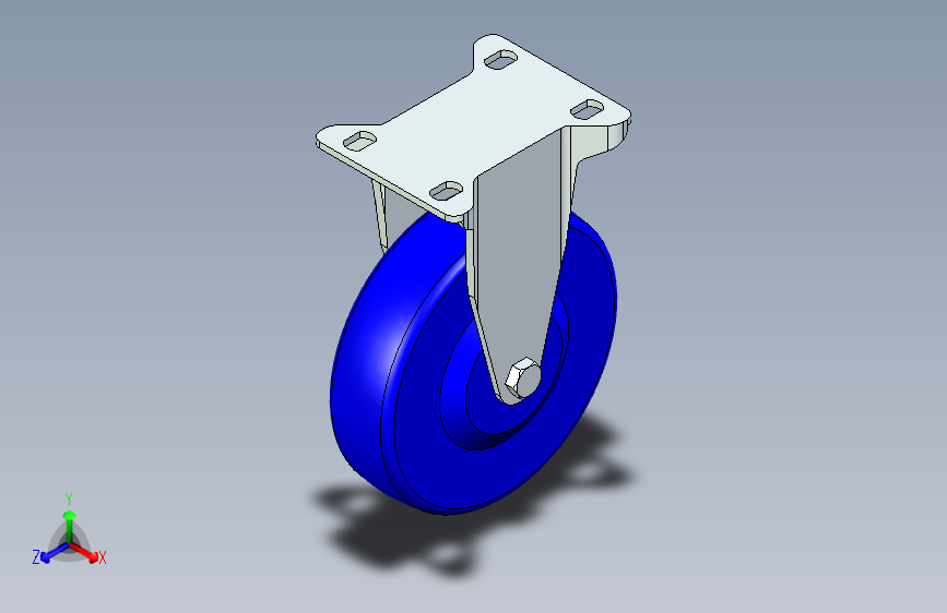 脚轮脚杯3D  CKP01-D125-US.x_t