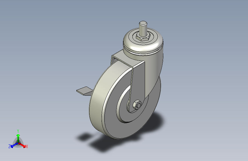 脚轮脚杯3D  CKN23-D125-SF.x_t