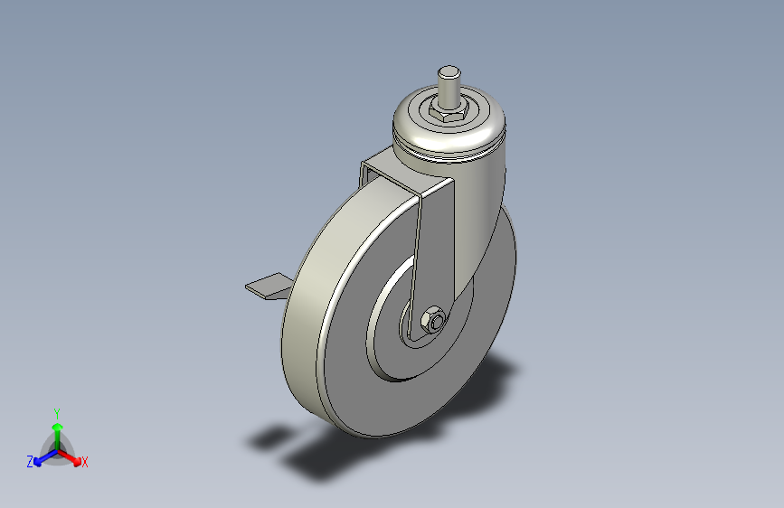 脚轮脚杯3D  CKN23-D150-SF.x_t
